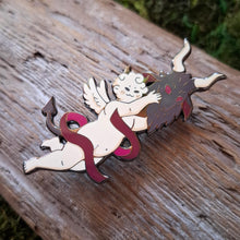 Load image into Gallery viewer, Goat Putti Enamel Pin