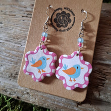 Load image into Gallery viewer, Handmade Bird Earrings