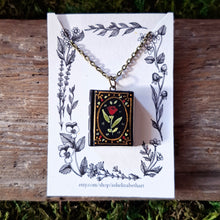 Load image into Gallery viewer, Handmade Rose Tome Pendant