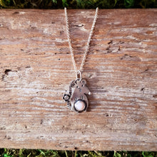 Load image into Gallery viewer, Pink Opal Rat Sterling Silver Pendant