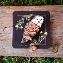 Load image into Gallery viewer, Barn Owl Enamel Pin