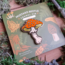 Load image into Gallery viewer, Amanita Mushroom Enamel Pin