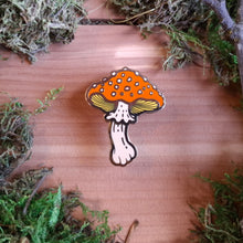 Load image into Gallery viewer, Amanita Mushroom Enamel Pin