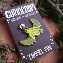 Load image into Gallery viewer, Dandelion Dimorphodon Enamel Pin