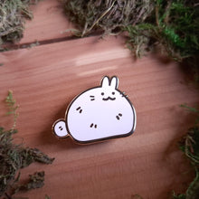 Load image into Gallery viewer, Big Round Bunny Enamel Pin