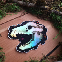 Load image into Gallery viewer, Thylacine Skull Vinyl Sticker