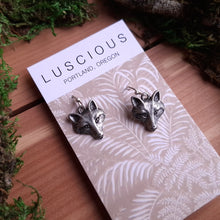 Load image into Gallery viewer, Fox Head Earrings