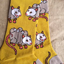 Load image into Gallery viewer, Awesome Opossum Knee-High Socks