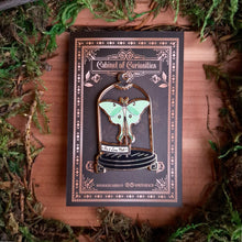 Load image into Gallery viewer, Luna Moth Curio Jar Enamel Pin