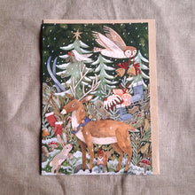 Load image into Gallery viewer, Woodland Christmas Greeting Card