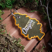 Load image into Gallery viewer, "Pine Fresh Oregon" Embroidered Keychain