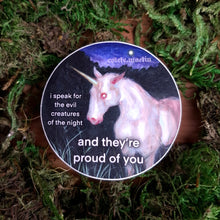 Load image into Gallery viewer, "Creatures of the Night" Vinyl Sticker