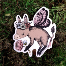 Load image into Gallery viewer, Donkey Fairy Vinyl Sticker