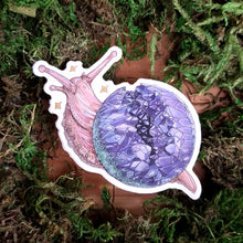 Load image into Gallery viewer, Crystal Ball Snail Vinyl Sticker