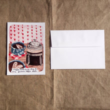 Load image into Gallery viewer, Coffee Date Valentine's Day Greeting Card