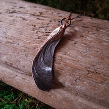 Load image into Gallery viewer, Copper Maple Seed Half Pendant