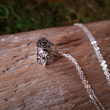 Load image into Gallery viewer, Vintage Silver Heart Box Locket Necklace