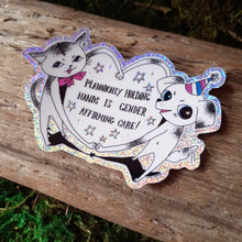 Load image into Gallery viewer, "Gender Affirming Care" Sparkly Vinyl Sticker