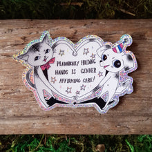 Load image into Gallery viewer, "Gender Affirming Care" Sparkly Vinyl Sticker