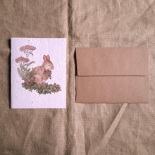 Load image into Gallery viewer, Rabbit Forager Plantable Greeting Card