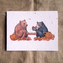 Load image into Gallery viewer, Bear Foragers Plantable Greeting Card
