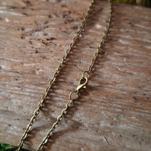 Load image into Gallery viewer, Black Floral Tome Pendant