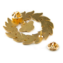 Load image into Gallery viewer, Wreathed Moth Charm Enamel Pin