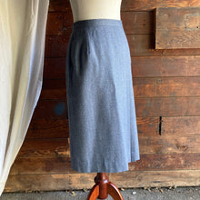 Load image into Gallery viewer, Vintage Grey Wool Pencil Skirt