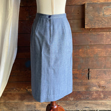Load image into Gallery viewer, Vintage Grey Wool Pencil Skirt