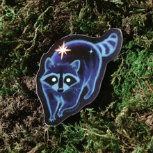 Load image into Gallery viewer, Celestial Raccoon Vinyl Sticker