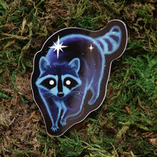 Load image into Gallery viewer, Celestial Raccoon Vinyl Sticker