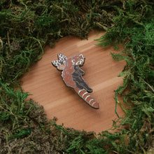 Load image into Gallery viewer, Red Panda Fairy Enamel Pin