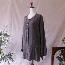 Load image into Gallery viewer, Light Flowy Olive Grey Jacket