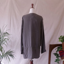 Load image into Gallery viewer, Light Flowy Olive Grey Jacket