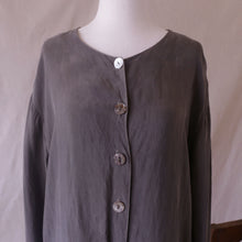 Load image into Gallery viewer, Light Flowy Olive Grey Jacket