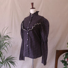 Load image into Gallery viewer, Calico Floral Western Style Blouse