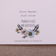 Load image into Gallery viewer, Acorn Market Greeting Card