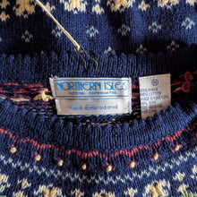 Load image into Gallery viewer, 90s Vintage Embroidered Hearts and Flowers Sweater