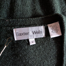 Load image into Gallery viewer, 90s Vintage Green Cable Knit Cardigan