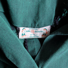Load image into Gallery viewer, 50s/60s Vintage Green Girl Scout Top