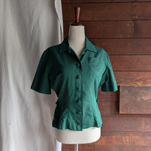 Load image into Gallery viewer, 50s/60s Vintage Green Girl Scout Top