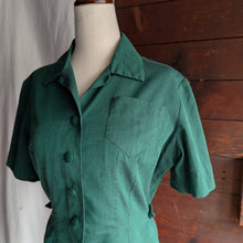 Load image into Gallery viewer, 50s/60s Vintage Green Girl Scout Top