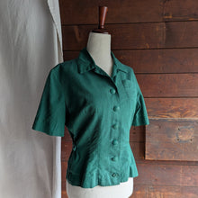 Load image into Gallery viewer, 50s/60s Vintage Green Girl Scout Top