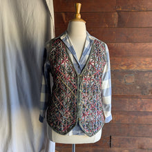 Load image into Gallery viewer, 90s Vintage Plus Size Plaid Lattice Vest