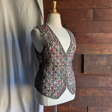 Load image into Gallery viewer, 90s Vintage Plus Size Plaid Lattice Vest