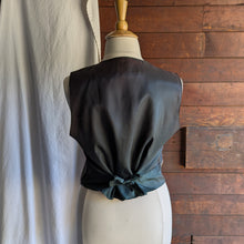 Load image into Gallery viewer, 90s Vintage Green Patchwork Waistcoat Vest