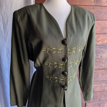 Load image into Gallery viewer, 90s Vintage Olive Layered Dress