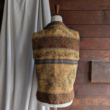 Load image into Gallery viewer, 90s Vintage Tan Tapestry Vest
