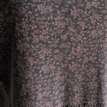 Load image into Gallery viewer, 90s Vintage Brown Printed Jersey Knit Pinafore Dress