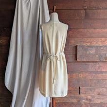 Load image into Gallery viewer, 90s Vintage Yellow Gingham Sleeveless Dress